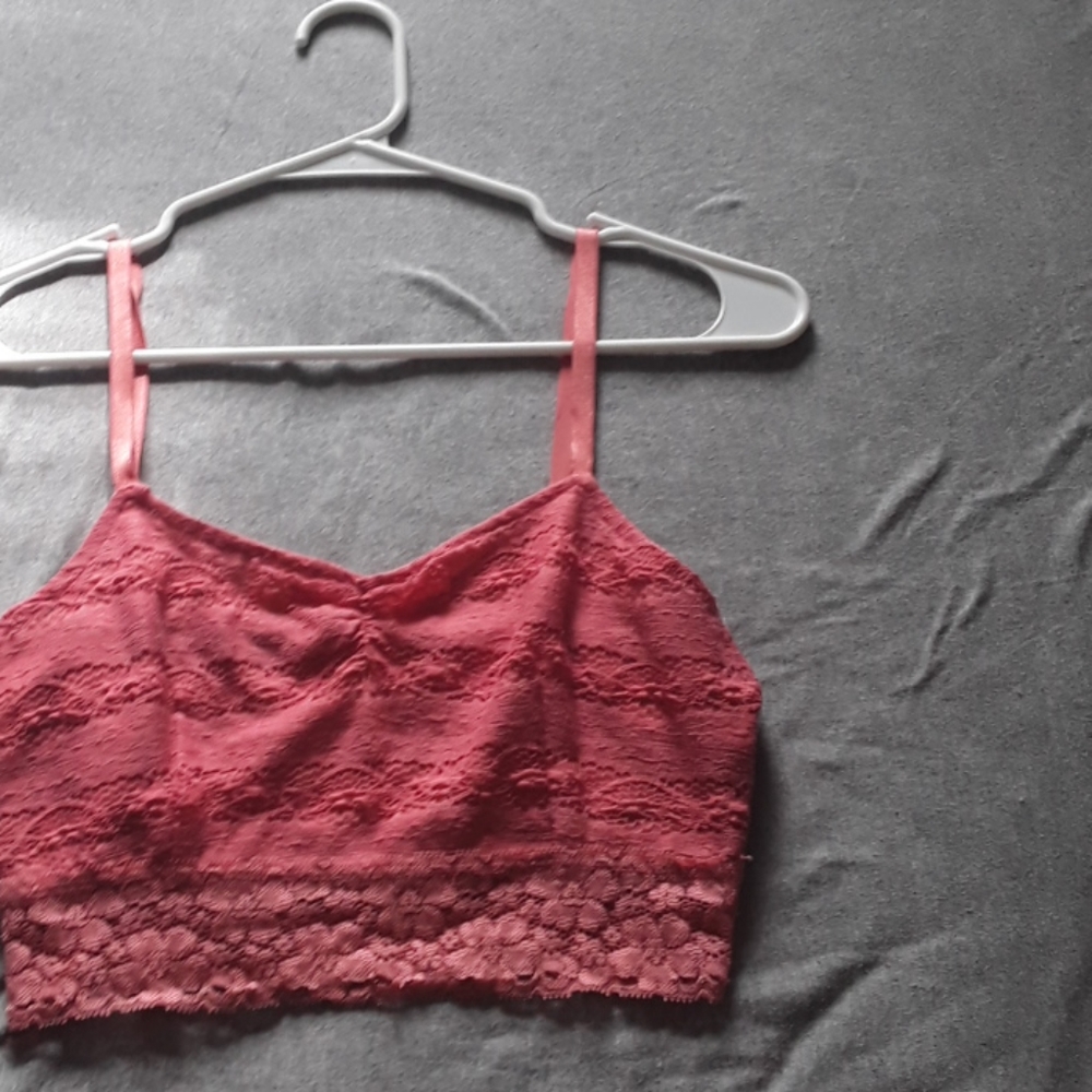 Peachy pink crop top